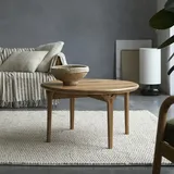 Couchtisch Clara aus massivem Eichenholz, 80 x 80 cm