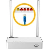 Totolink N350RT WiFi Router 2,4 GHz WLAN Router 300 Mb/s WPS Taste Multi SSID Eltern Kontrolle Kindersicherung 2 Externe Antennen 5dBi Internet Router DSL Router