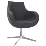 FM Helmets fm Sessel Pirum anthrazit chrom Stoff
