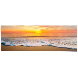 Poster REINDERS "Sonnenuntergang", orange (farbe bild(er): orange), B:158cm H:53cm T:0,1cm, Papier, Bilder