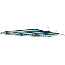 Savage Gear Surf Walker 2.0 - Ultimativer Distanzwurf & verbesserte Lauffunktion für Salzwasserangler, ideal für Seebarsch, Blaufisch, Barrakuda & Leerfisch, schlankes Design Atherina 12,5 cm
