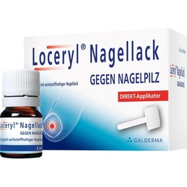 Galderma Laboratorium Loceryl Nagellack gegen Nagelpilz DIREKT-Applikat. 3 ml