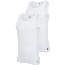 adidas Sportswear Unterhemd / Tanktop Active Flex Cotton in Weiß | Gr.: M