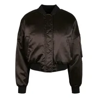 URBAN CLASSICS Oversized Satin Jacke Black 3XL