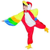 Boland - Kostüm für Kinder Papagei, aus Plüsch, Karneval, Fasching, Mottoparty, Verkleidung, Theater