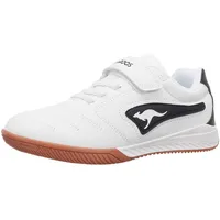 KangaROOS Indoorschuh KANGAROOS "K5-DRIB EV", Mädchen, Gr. 28, schwarz-weiß