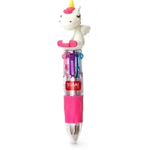 Legami Mini-Kugelschreiber 4 Farben Mini Magic Rainbow Einhorn