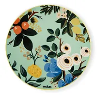 Excelsa Blumen Frida Untersetzer, Keramik Dolomit und Kork, 16