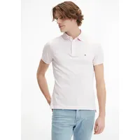 Tommy Hilfiger Poloshirt »1985 SLIM POLO«, Markenstickerei, aus Baumwoll-Piqué Gr. XXXL (58), light pink, , 10128345-XXXL