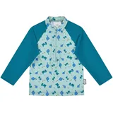 Sterntaler Badeshirt Langarm Dino Türkis/Grün 116