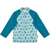 Sterntaler Badeshirt Langarm Dino Türkis/Grün 116