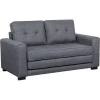 Hti-Living HTI-Living, Sofa, Zweisitzer mit Schlaffunktion Dunkelgrau Azaria (2.5-Sitzer)