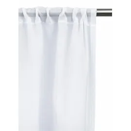 OTTO home Scheibengardine OTTO HOME "Idaho" Gr. 4, weiß, B:120cm H:45cm, Voile, Polyester, Gardinen, Fertiggardine, Mit Spitze, transparent