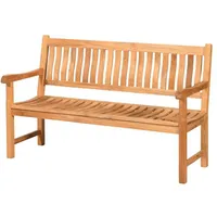 Exotan Gartenbank Comfort aus Teakholz, 3-Sitzer beige 151.0 cm