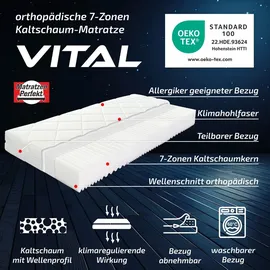 Matratzen Perfekt Vital 90 x 200 cm H3