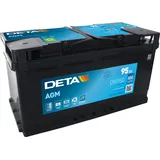 Exide DETA DK950 Start-Stop AGM 12V 95Ah 850A Autobatterie