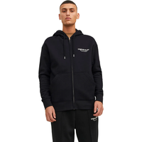 JACK & JONES Erbro Reißverschlusspullover Black XL