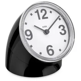 Alessi - Cronotime Tischuhr, schwarz