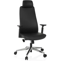 Bürostuhl / Chefsessel YUCANO I Kunstleder schwarz hjh OFFICE