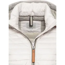 CAMEL ACTIVE Damen Steppjacke mit abnehmbarer Kapuze Perlweiß, womenswear-38 - 38