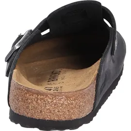 Birkenstock Boston Nubukleder geölt Damen schwarz 40 EU