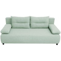 Mid.you Schlafsofa, Mintgrün, Textil, Füllung: Schaumstoffflocken,Schaumstoffflocken, 192x73x86 cm, Schlafen auf Sitzhöhe, Rücken echt, Kinder- & Jugendzimmer, Jugendmöbel, Jugendsofas