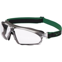 Univet Vollsichtschutzbrille 625 EN 166 EN 170 Rahmen dunkelgrau,Scheibe klar