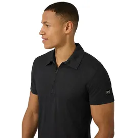 super.natural Light Air Zip Polo schwarz S