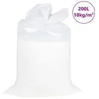 VidaXL Sitzsackfüllung EPS 200 L Weiß 18 kg/m3 -