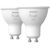 Philips Lighting Hue LED-Leuchtmittel (2er-Set) 871951434014500 EEK: F (A - G) Hue White GU10 Doppelpack 2x400lm GU10 10.4 W Warmweiß EEK: F (A - G)