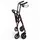 MDH Vierrädriger Rollator mit Sitzfunktion