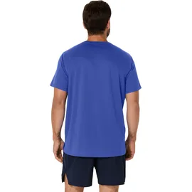 Asics Laufshirt "ASICS CORE SS TOP", Herren, Gr. L, cobalt burst, Obermaterial: 100% Polyester, normal, Rundhals, Shirts Laufshirt