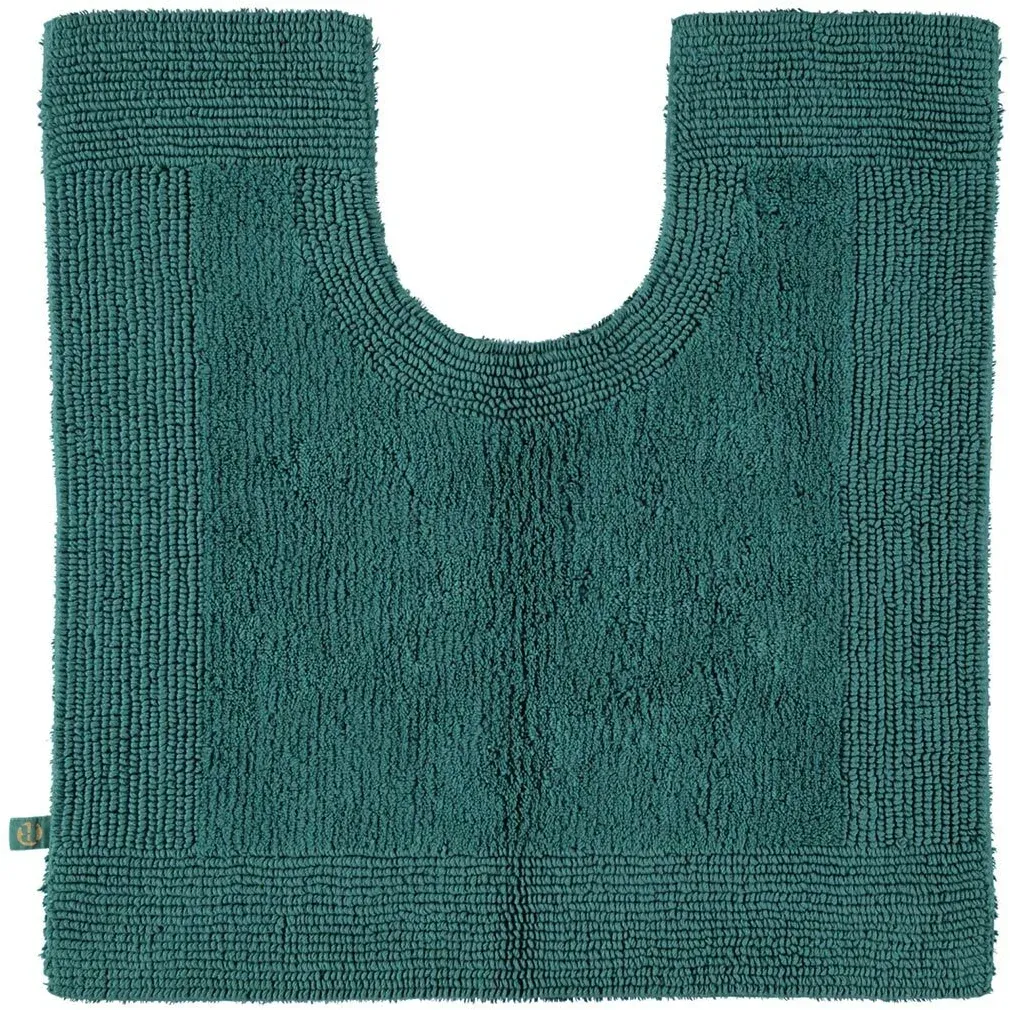 Rhomtuft WC Vorleger mit Ausschnitt Prestige 60x60 cm | pinie - grün