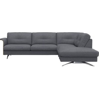FLEXLUX Ecksofa Glow, super bequem durch hochwertigem Sitzaufbau mit Federkern, L-Form, Skandinavisches Design, In hochwertiger Verarbeitung blau