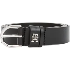 Tommy Hilfiger Damengürtel Leder schwarz 80 cm