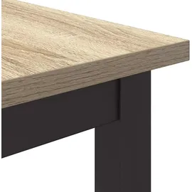 vidaXL Tisch Sonoma-Eiche 80 x 50 x 76,5 cm Ingenieure Holz und Stahl
