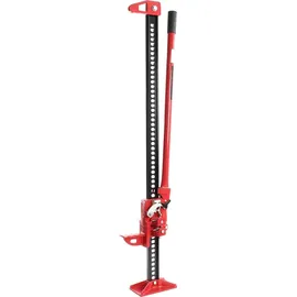 Wiltec Wagenheber Stahl 76 cm rot