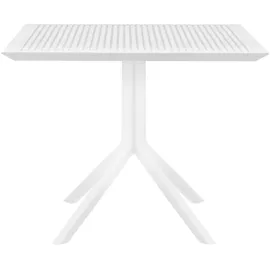 CLP Sky Gartentisch 80 x 80 x 80 cm Weiß