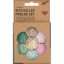 Folia Rocailles Perlen-Set Pastell