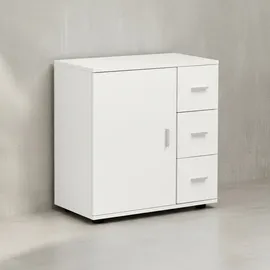 KADIMA DESIGN Badezimmerschrank 60 x 65,5 x 33 cm Weiß