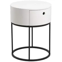 Actona Nachtschrank Polo 40 x 40 x 51 cm Weiß