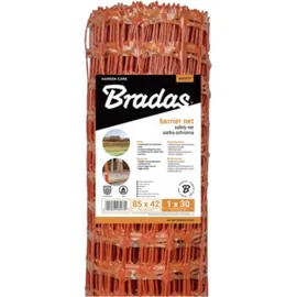 Bradas 1 x 30m Schutznetz Bauzaun 100g/m2
