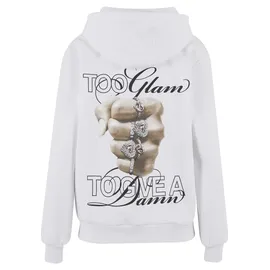 miss tee Give A Damn Hoodie Weiß XXL