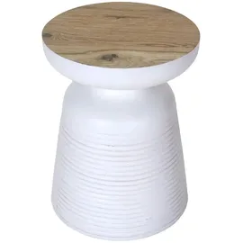 Sofa.de Beistelltisch rund Beige 35 x 45 cm
