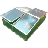Gardiun Gewächshaus Jaca Ii 108x108x40 cm, Giebeldach Polycarbonat, transparent