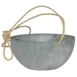 ArtStone Blumenampel Fiona Ø 25 x 12 cm grau