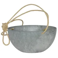 ArtStone Blumenampel Fiona Ø 25 x 12 cm grau