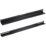 Value Gleitschienen, 1 Paar, tiefenvariabel 610-935 mm, schwarz