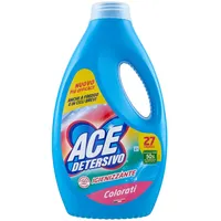 ACE+ Flüssigwaschmittel für Waschmaschine, hygienisch, farbig, 27 Waschgänge, 1.35 Liter, unparfümiert, farbstofffrei