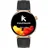 41mm Gold Silikonband Schwarz